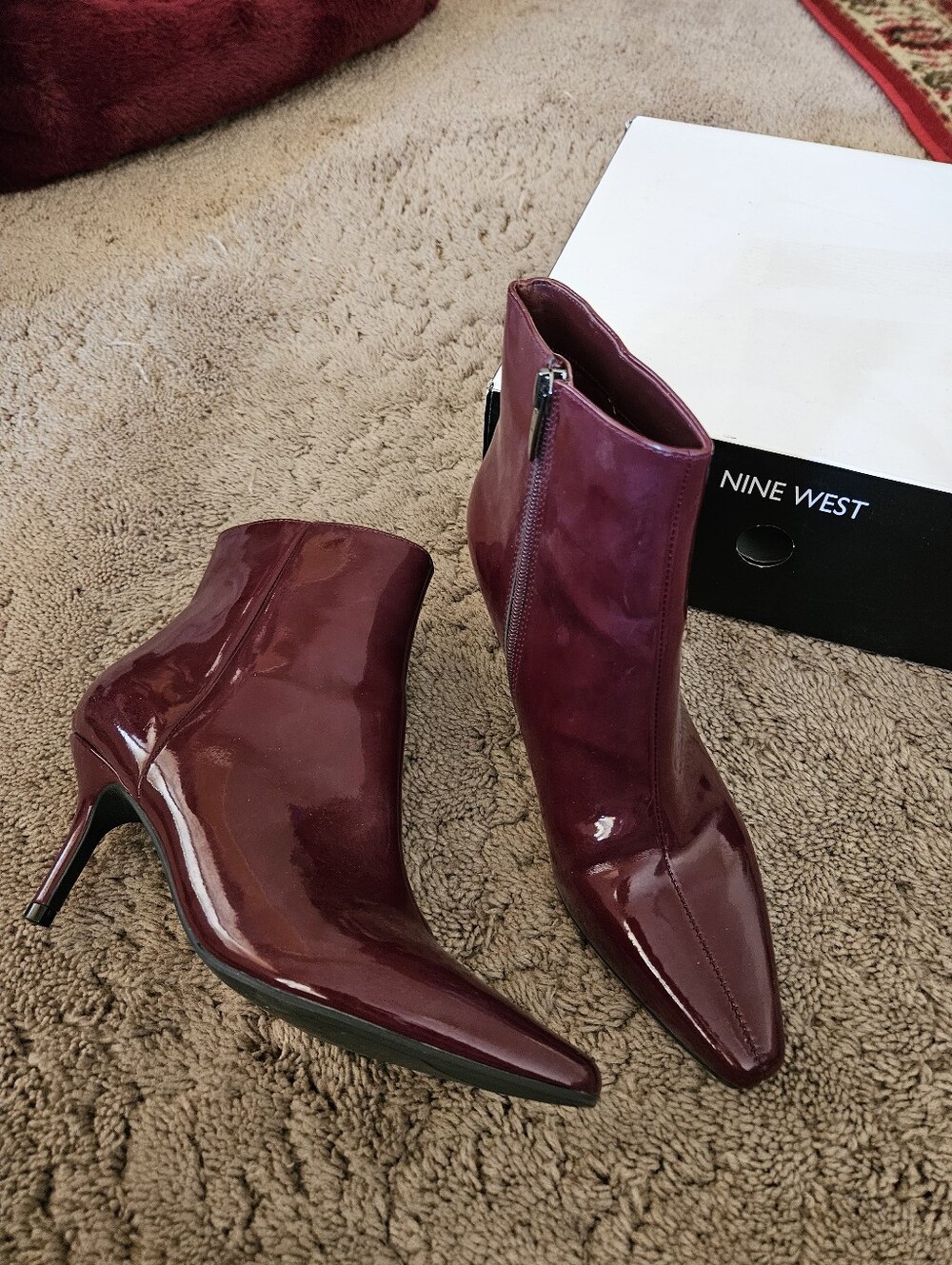 Like NEW ☆ Nine West Ankle Boots, Size 6.5, NICE!